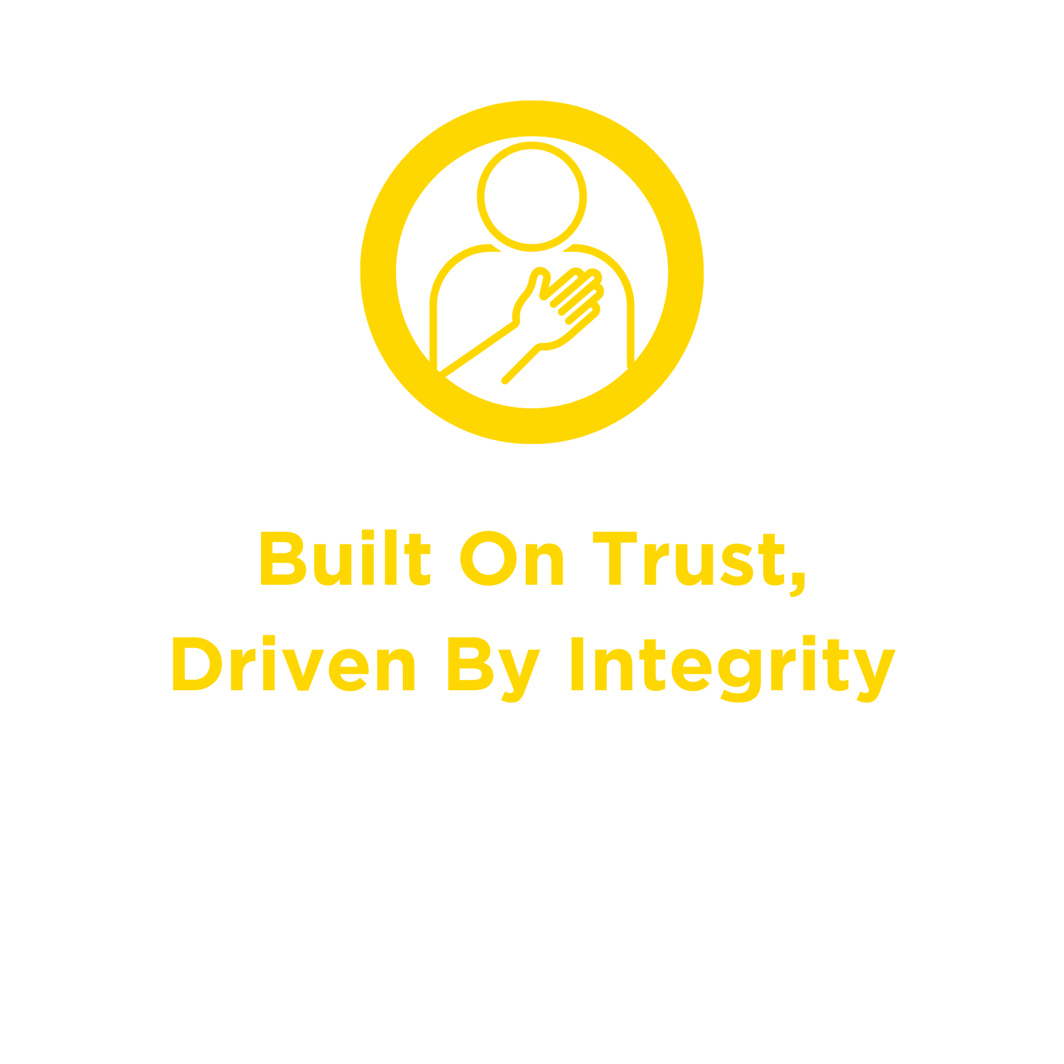 Creative logo about building trust and integrity.